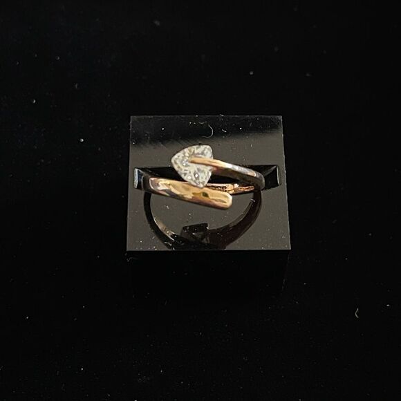 Gold plated rose gold ring - Picture 3 of 6